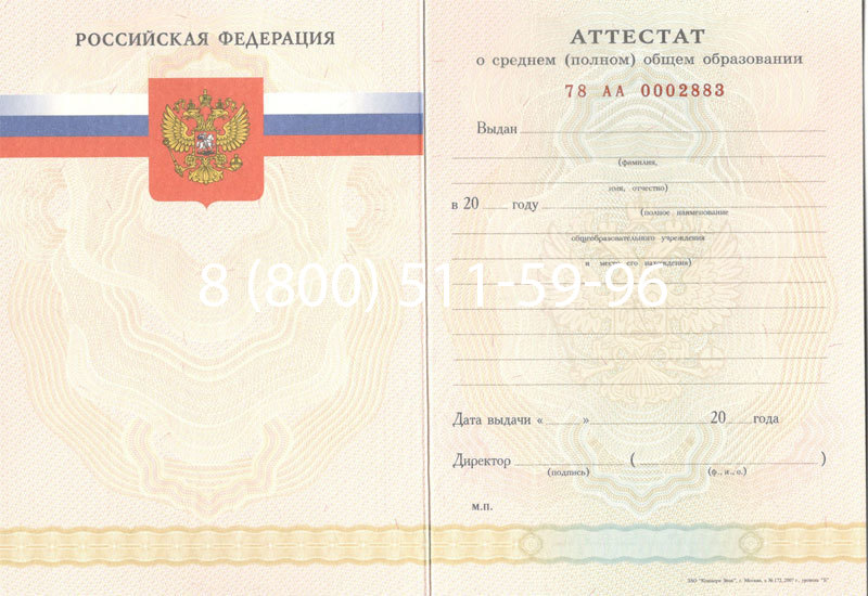 Купить Аттестат за 11 класс 2007-2010 годов в Дзержинске Купить Аттестат за 11 класс 2007-2010 годов в Дзержинске
