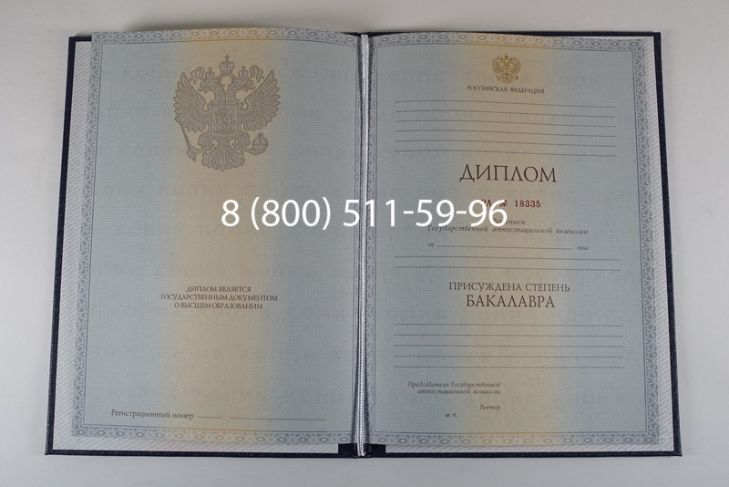 Диплом бакалавра 2012-2013 годов в Дзержинске