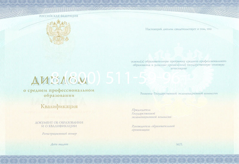 Купить Диплом колледжа (Спецбланк) 2014-2024 года в Дзержинске Купить Диплом колледжа (Спецбланк) 2014-2024 года в Дзержинске
